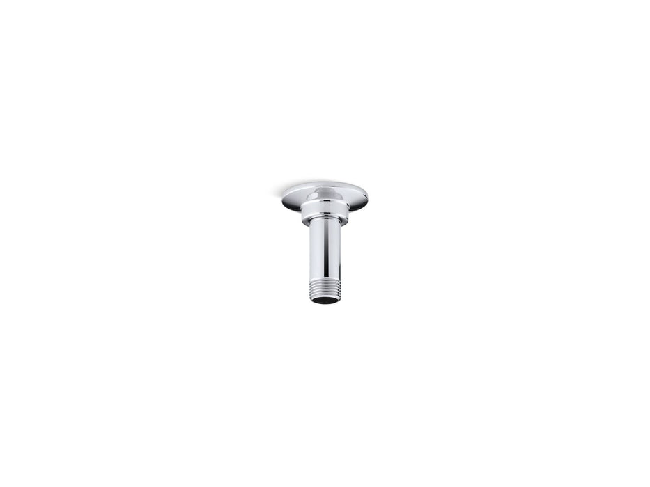 KOHLER 3" ceiling-mount single-function rainhead arm and flange