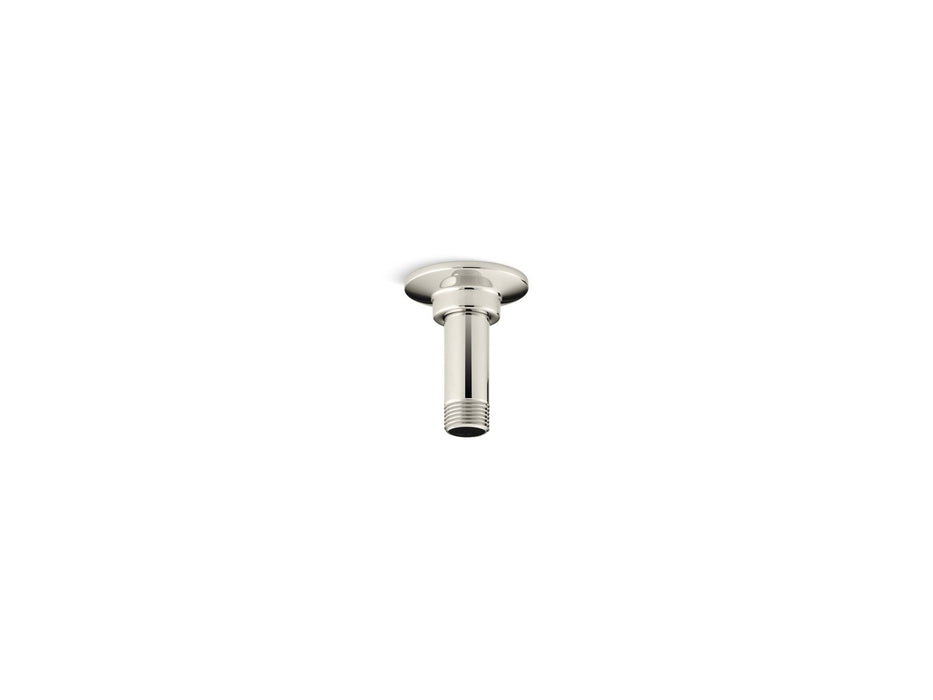 KOHLER 3" ceiling-mount single-function rainhead arm and flange