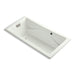 KOHLER K-865-GHBN Tea-for-Two 71-3/4" x 36" drop-in Heated BubbleMassage air bath