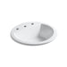 KOHLER K-2714-8 Bryant 19" round drop-in bathroom sink