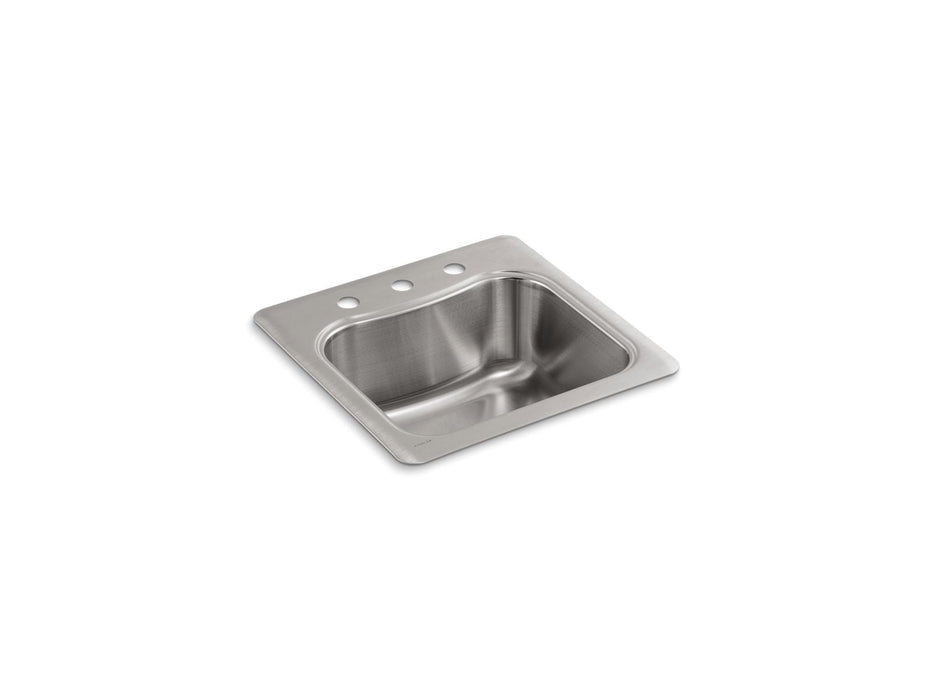 KOHLER K-3363-3 Staccato 20" top-mount single-bowl bar sink