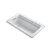 KOHLER K-1122-GHW Archer 60" x 32" drop-in Heated BubbleMassage air bath with Bask heated surface