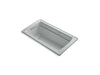 KOHLER K-1122-GH Archer 60" x 32" drop-in Heated BubbleMassage air bath