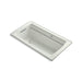 KOHLER K-1122-GHW Archer 60" x 32" drop-in Heated BubbleMassage air bath with Bask heated surface