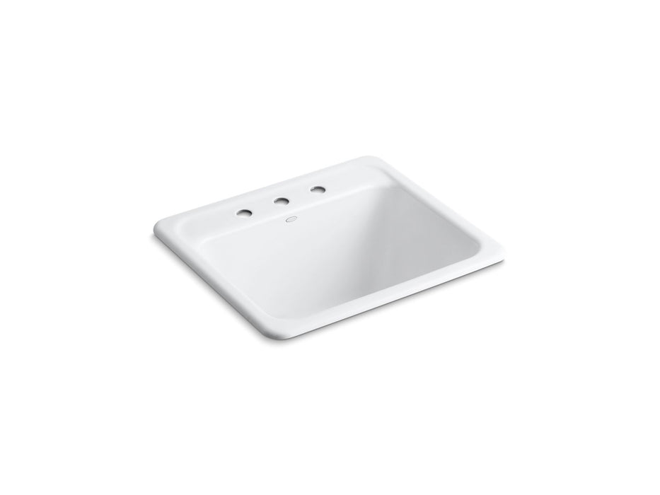 KOHLER K-19017-3 Glen Falls 25" top-/undermount single-bowl utility sink