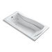 KOHLER K-1257-GHW Mariposa 72-1/4" x 36-1/4" drop-in Heated BubbleMassage air bath with Bask heated surface