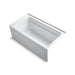 KOHLER K-1122-GHRAW Archer 60" x 32" alcove Heated BubbleMassage air bath with Bask heated surface, right drain