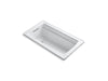 KOHLER K-1123-W1 Archer 60" x 32" drop-in bath with Bask heated surface
