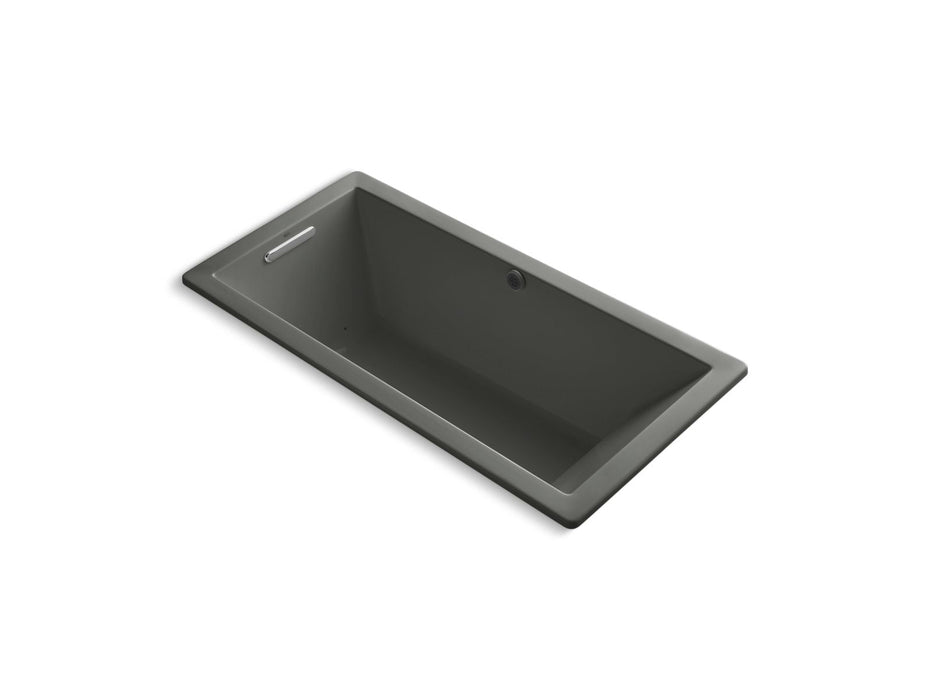 KOHLER K-1822-GHW Underscore 66" x 32" drop-in Heated BubbleMassage air bath with Bask heated surface