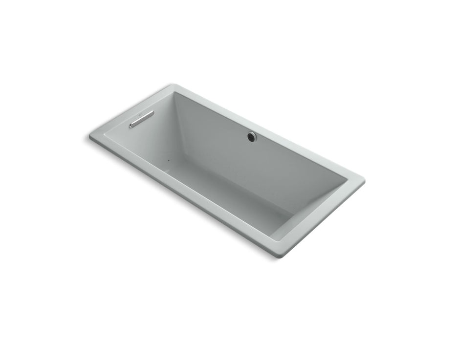 KOHLER K-1822-GHW Underscore 66" x 32" drop-in Heated BubbleMassage air bath with Bask heated surface