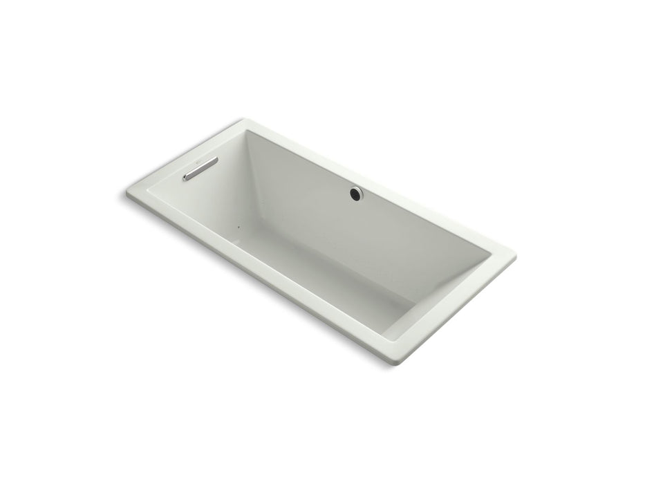 KOHLER K-1822-GHW Underscore 66" x 32" drop-in Heated BubbleMassage air bath with Bask heated surface