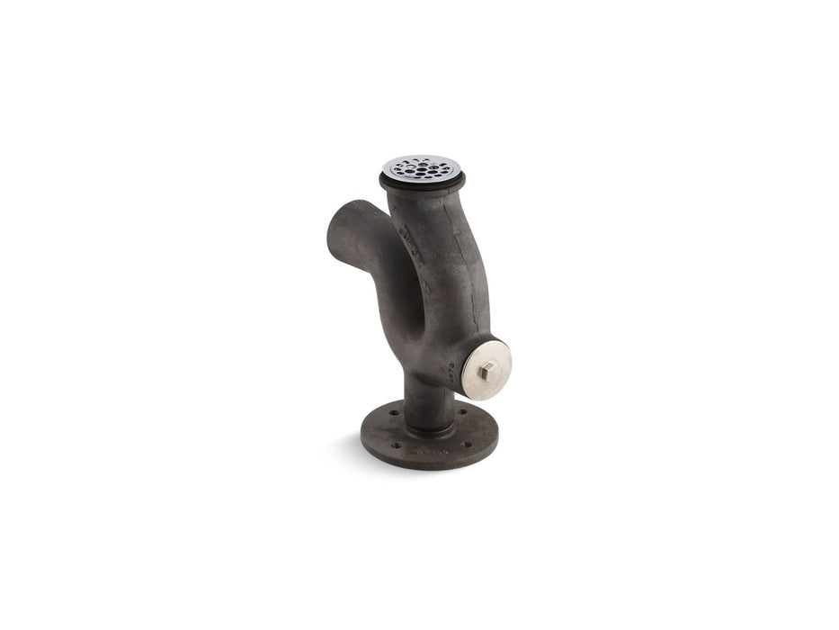 KOHLER K-6672 Adjustable trap standard for 2" iron pipe connection with cleanout plug and strainer