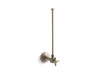 KOHLER 3/8" NPT angle supply with stop and annealed vertical tube