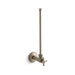 KOHLER K-7638 1/2" NPT angle supply with stop with cross handle and annealed vertical tube