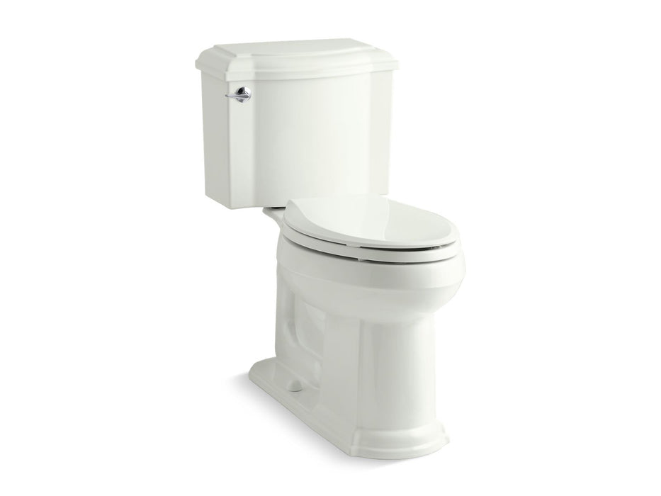 KOHLER Devonshire Two-piece elongated toilet, 1.28 gpf