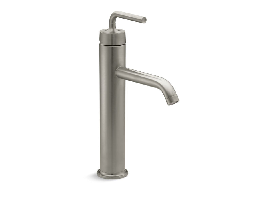 KOHLER K-14404-4A Purist Tall single-handle bathroom sink faucet with Lever handle, 1.2 gpm