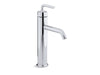 KOHLER K-14404-4A Purist Tall single-handle bathroom sink faucet with Lever handle, 1.2 gpm