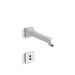 KOHLER K-T11838 Memoirs Stately Wall-mount touchless faucet trim with Insight technology and 8-3/16" spout, requires valve