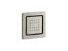 KOHLER WaterTile Square 22-nozzle single-function body spray, 2.5 gpm