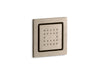 KOHLER WaterTile Square 22-nozzle single-function body spray, 2.5 gpm