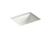 KOHLER K-2339 Memoirs 20" rectangular undermount bathroom sink