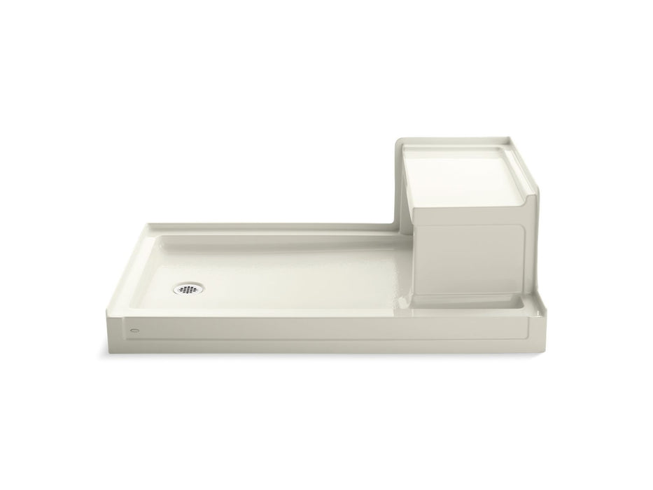 KOHLER K-1979 Tresham 60" x 36" alcove shower base, left drain