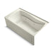 KOHLER K-1224-RAW Mariposa 66" x 36" alcove whirlpool bath with Bask heated surface, right drain