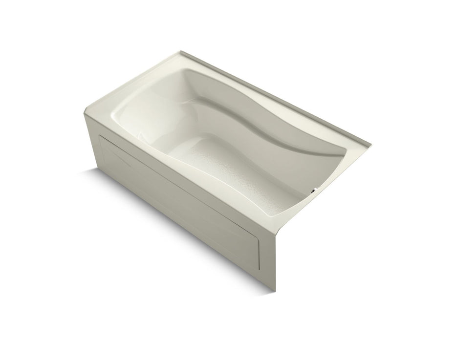 KOHLER K-1229-RAW Mariposa 66" x 36" alcove bath with Bask heated surface, right drain
