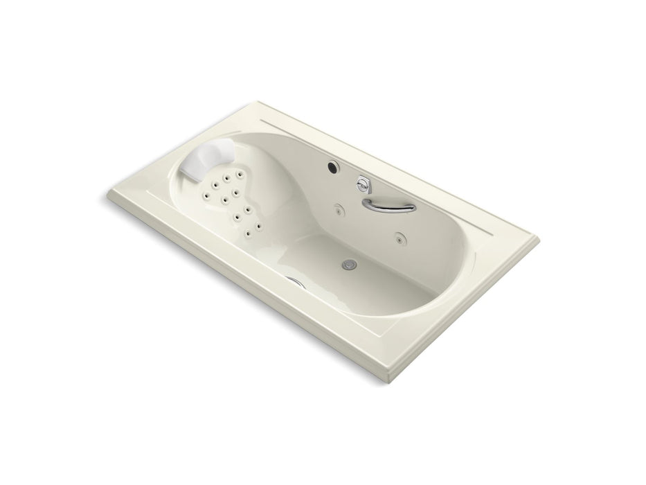 KOHLER K-1418-M Memoirs 72" x 42" drop-in heated whirlpool bath