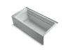 KOHLER K-1124-GHRA Archer 72" x 36" alcove Heated BubbleMassage air bath, right drain