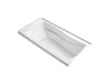 KOHLER K-1257-GHRF Mariposa 72" x 36" alcove Heated BubbleMassage air bath, right drain
