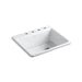 KOHLER K-5872-4A1 Riverby 25" top-mount single-bowl kitchen sink