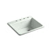 KOHLER K-5872-4A1 Riverby 25" top-mount single-bowl kitchen sink
