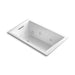 KOHLER K-1849-JH Underscore 60" x 36" drop-in heated whirlpool bath