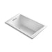 KOHLER K-1849-GHW Underscore 60" x 36" drop-in Heated BubbleMassage air bath with Bask heated surface