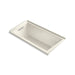 KOHLER K-1167-GHLF Underscore 60" x 30" alcove Heated BubbleMassage air bath, left drain
