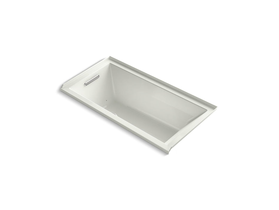 KOHLER K-1167-GHLF Underscore 60" x 30" alcove Heated BubbleMassage air bath, left drain
