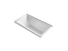 KOHLER K-1167-GHRF Underscore 60" x 30" alcove Heated BubbleMassage air bath, right drain