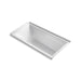 KOHLER K-1167-GHRW Underscore 60" x 30" alcove Heated BubbleMassage air bath with Bask, right drain