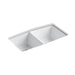 KOHLER K-5846-5U Brookfield 33" undermount double-bowl kitchen sink