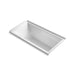 KOHLER K-1121-RW Underscore 60" x 30" alcove bath with Bask heated surface, right drain