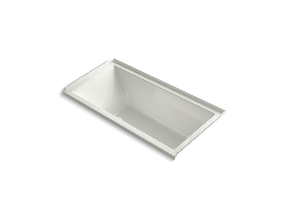 KOHLER K-1121-RW Underscore 60" x 30" alcove bath with Bask heated surface, right drain