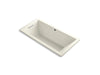 KOHLER K-1821-W1 Underscore 66" x 32" drop-in bath with Bask heated surface
