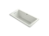 KOHLER K-1821-W1 Underscore 66" x 32" drop-in bath with Bask heated surface