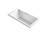 KOHLER K-1834-W1 Underscore 72" x 36" drop-in bath with Bask heated surface