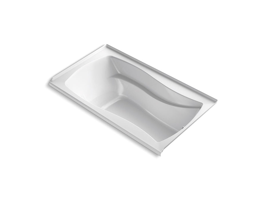 KOHLER K-1224-GHRF Mariposa 66" x 36" alcove Heated BubbleMassage air bath, right drain