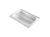 KOHLER K-1239-GHLW Mariposa 60" x 36" alcove Heated BubbleMassage air bath with Bask heated surface, left drain