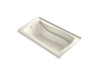 KOHLER K-1224-GHLW Mariposa 66" x 36" alcove Heated BubbleMassage air bath with Bask heated surface, left drain