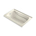KOHLER K-1239-GHLW Mariposa 60" x 36" alcove Heated BubbleMassage air bath with Bask heated surface, left drain