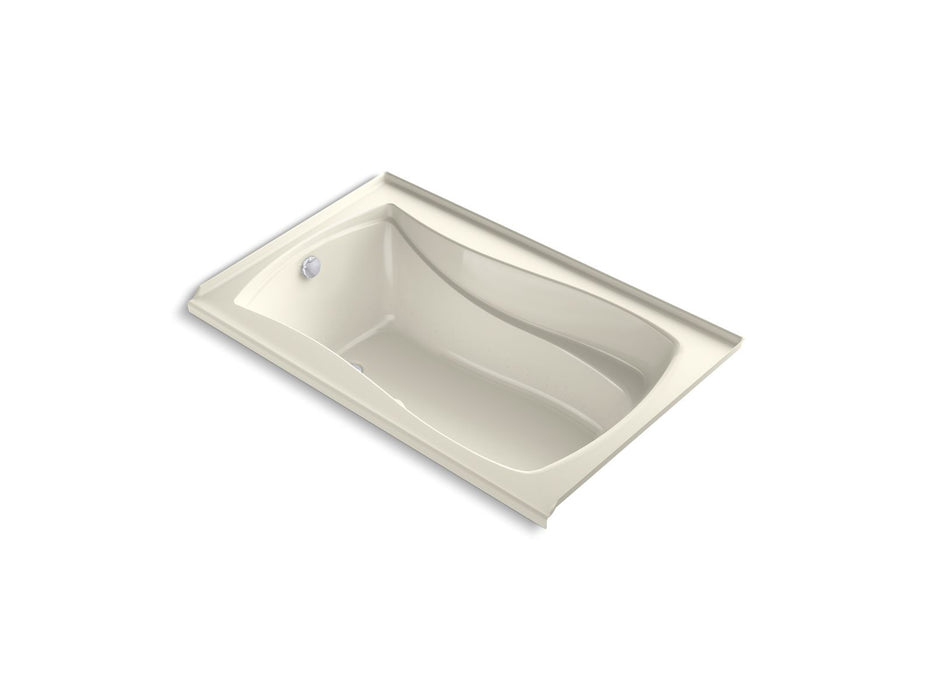 KOHLER K-1239-GHLW Mariposa 60" x 36" alcove Heated BubbleMassage air bath with Bask heated surface, left drain